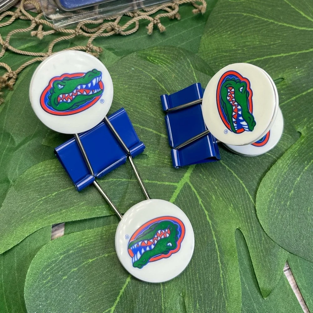 NIP 3 PKs University of Florida Gators Football Official Seal Clips BUNDLE Lot